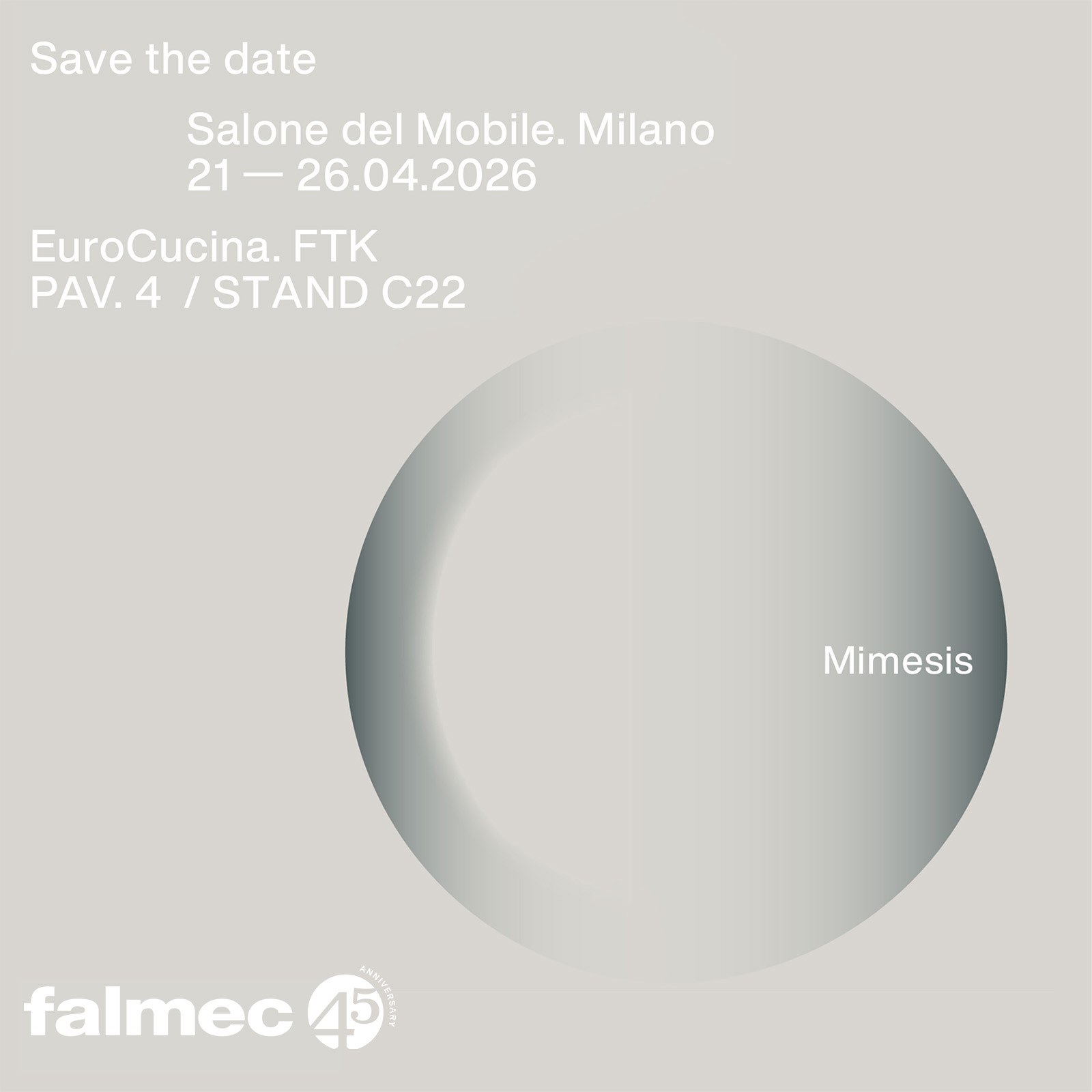 Keep reading Falmec announces its participation at EuroCucina FTK 2026